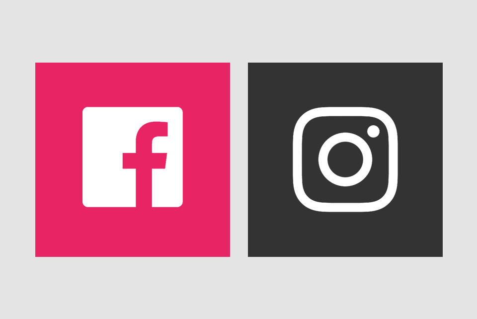 Facebook & Instagram Icons