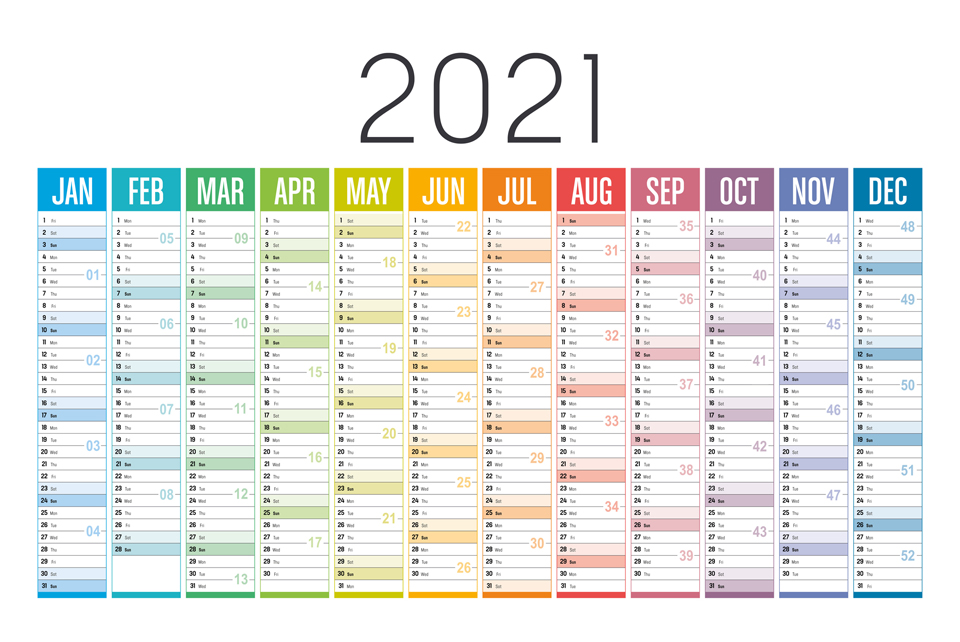 2021 Calendar